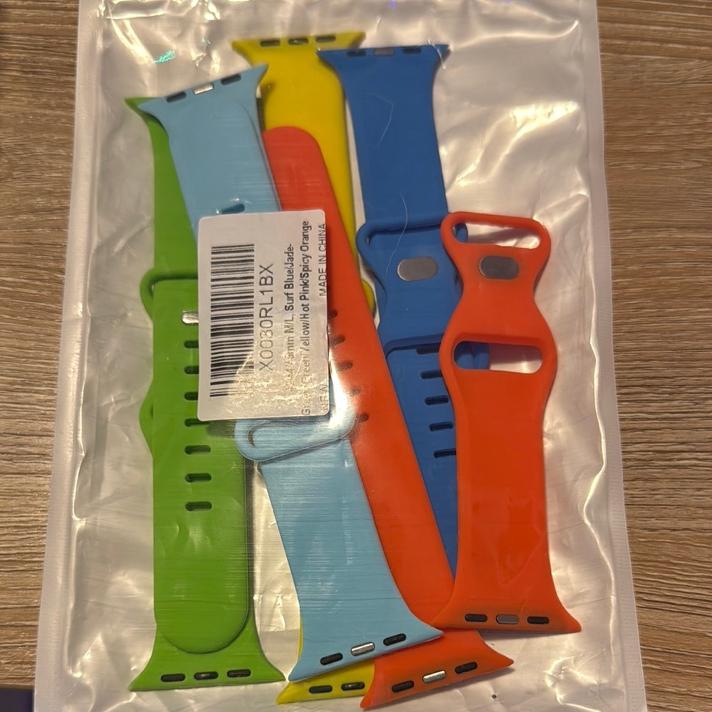 5 Colorful Replacement Bands for Apple Smartwatch